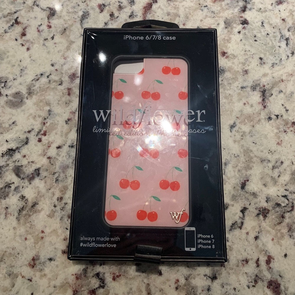 Wildflower phone case 6,7,8